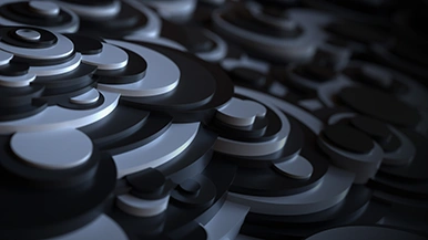 Thumbnail image for 3D Circle Steps (Dark Gray) wallpaper